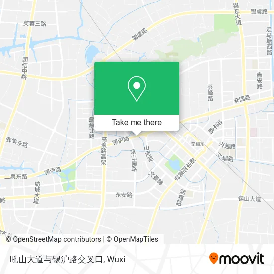 吼山大道与锡沪路交叉口 map