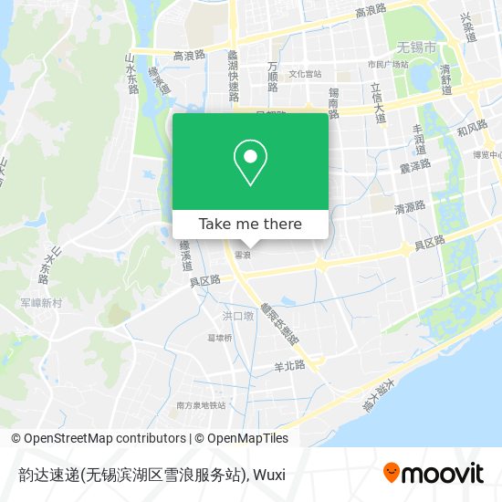 韵达速递(无锡滨湖区雪浪服务站) map