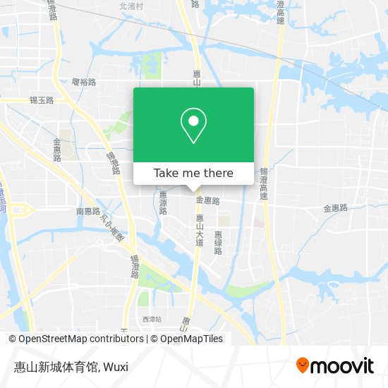 惠山新城体育馆 map