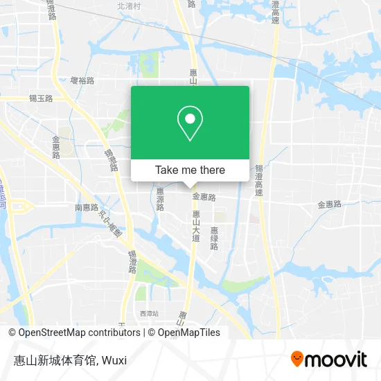 惠山新城体育馆 map