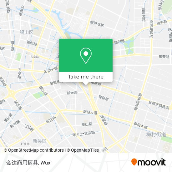 金达商用厨具 map