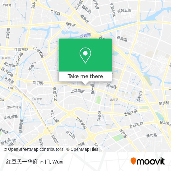 红豆天一华府-南门 map