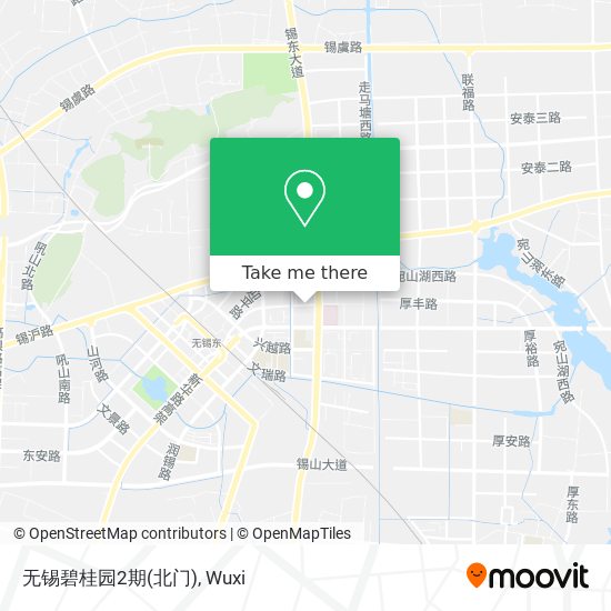 无锡碧桂园2期(北门) map