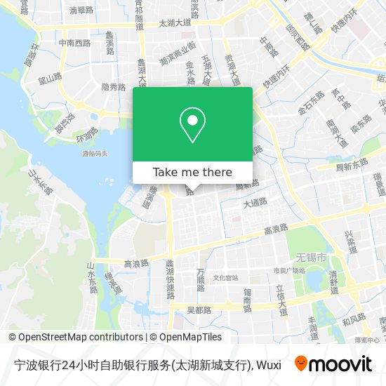 宁波银行24小时自助银行服务(太湖新城支行) map