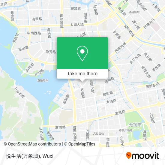 悦生活(万象城) map