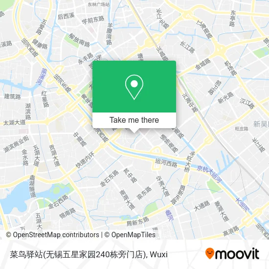 菜鸟驿站(无锡五星家园240栋旁门店) map