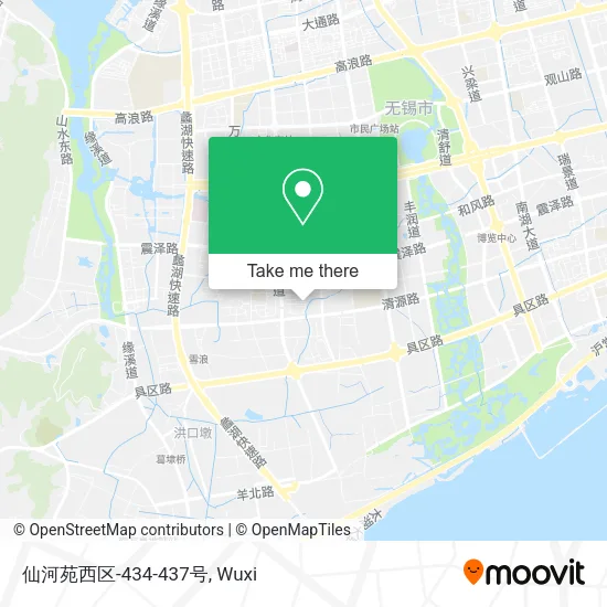 仙河苑西区-434-437号 map