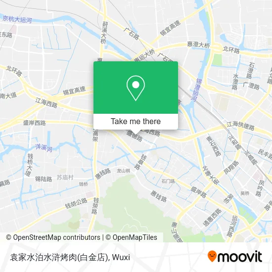 袁家水泊水浒烤肉(白金店) map