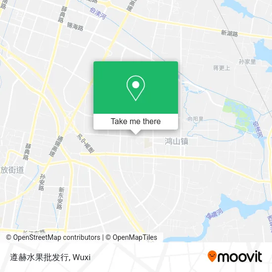 遵赫水果批发行 map