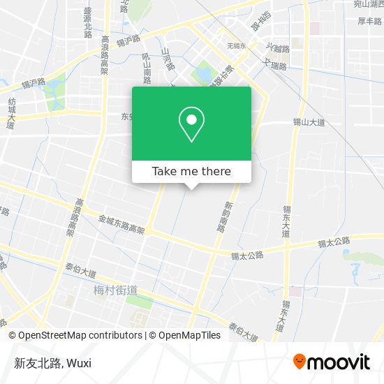 新友北路 map