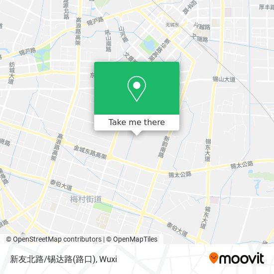 新友北路/锡达路(路口) map