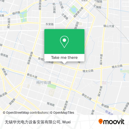 无锡华光电力设备安装有限公司 map