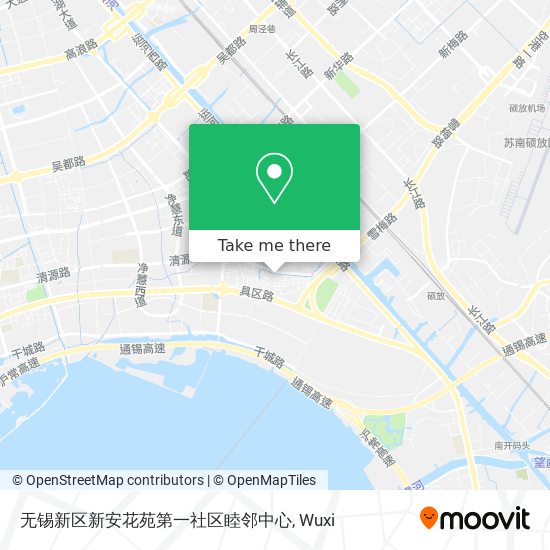 无锡新区新安花苑第一社区睦邻中心 map