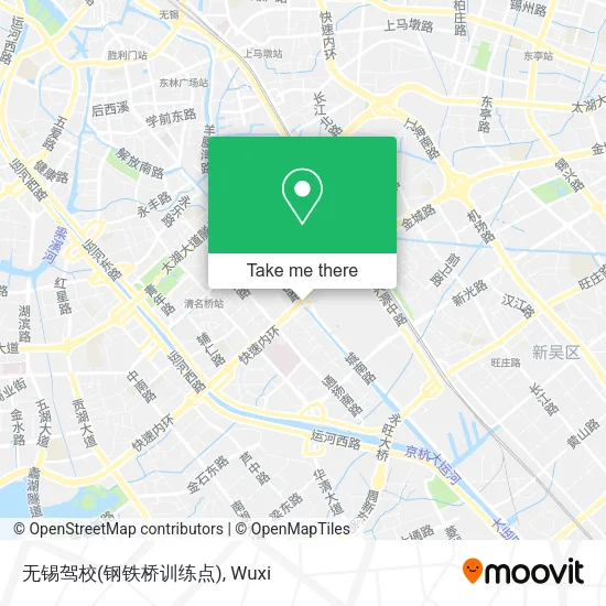 无锡驾校(钢铁桥训练点) map