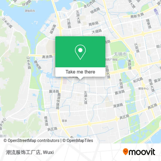 潮流服饰工厂店 map