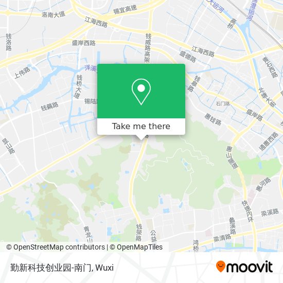 勤新科技创业园-南门 map