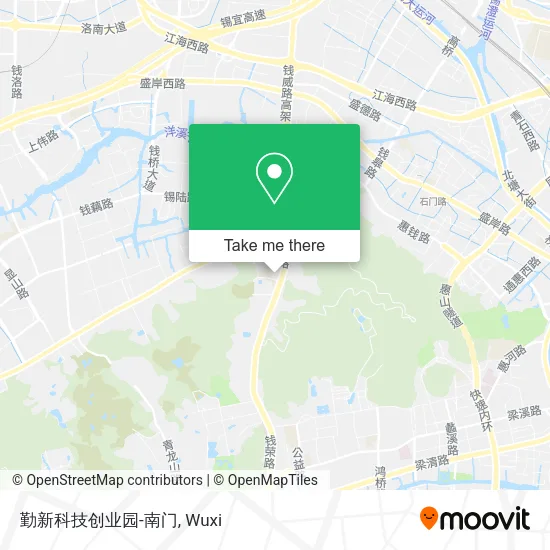 勤新科技创业园-南门 map
