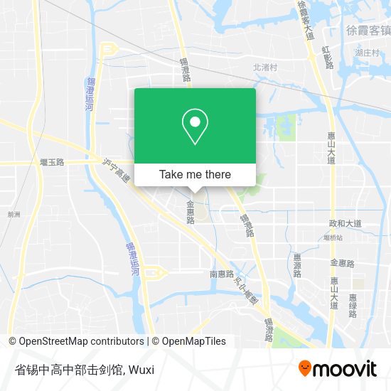省锡中高中部击剑馆 map