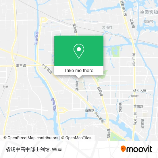 省锡中高中部击剑馆 map
