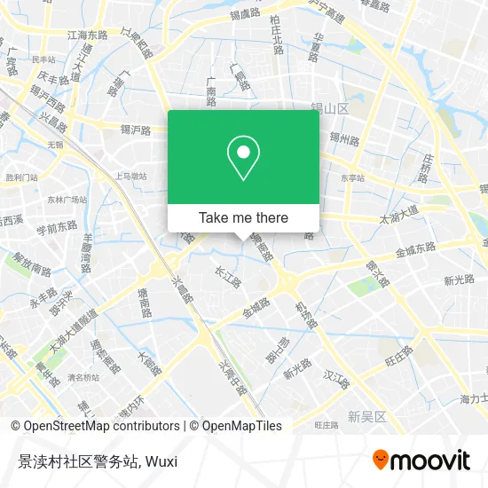 景渎村社区警务站 map