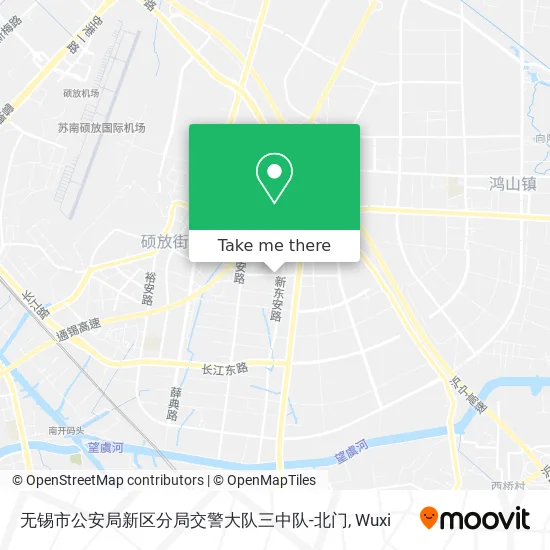 无锡市公安局新区分局交警大队三中队-北门 map