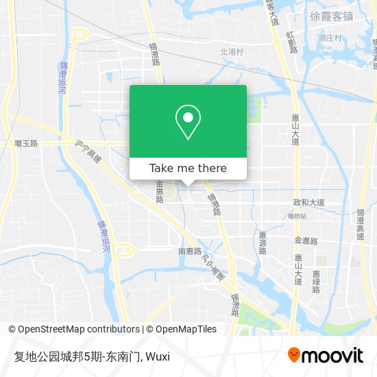 复地公园城邦5期-东南门 map