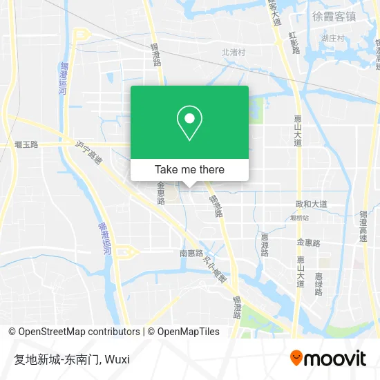 复地新城-东南门 map