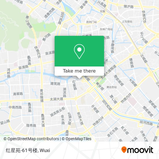 红星苑-61号楼 map