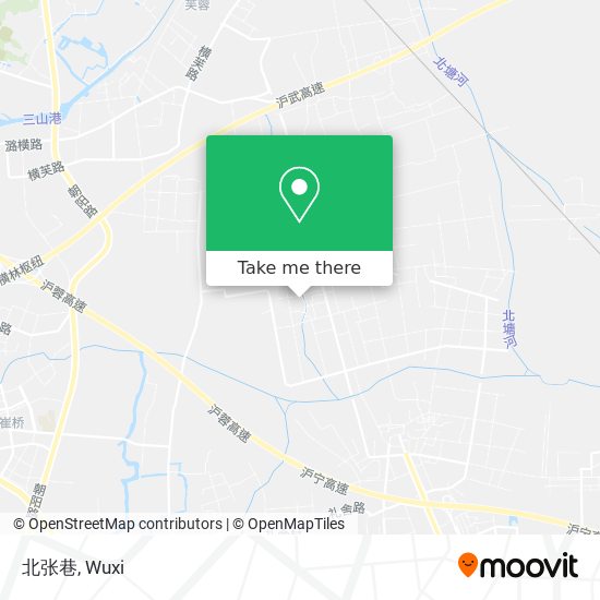 北张巷 map