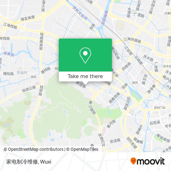 家电制冷维修 map
