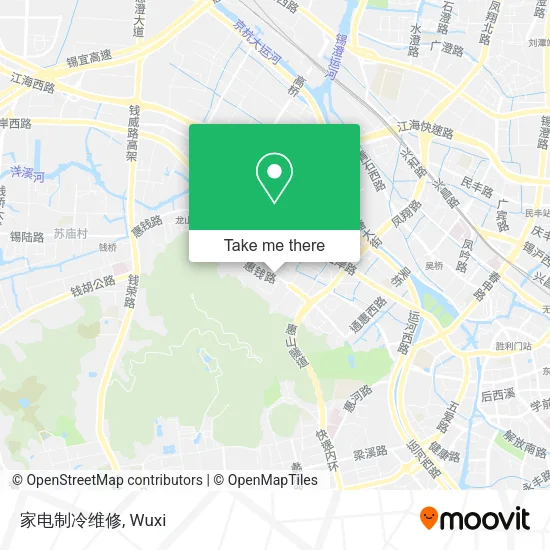 家电制冷维修 map