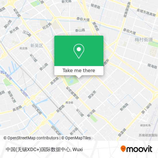 中国(无锡XDC+)国际数据中心 map