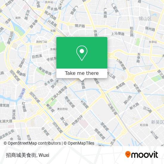 招商城美食街 map