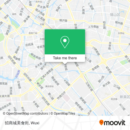 招商城美食街 map