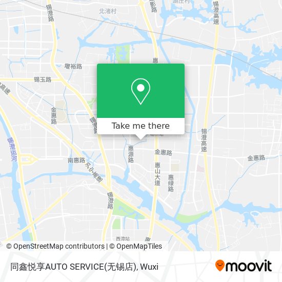 同鑫悦享AUTO SERVICE(无锡店) map