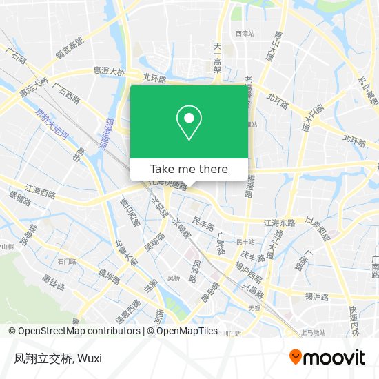凤翔立交桥 map