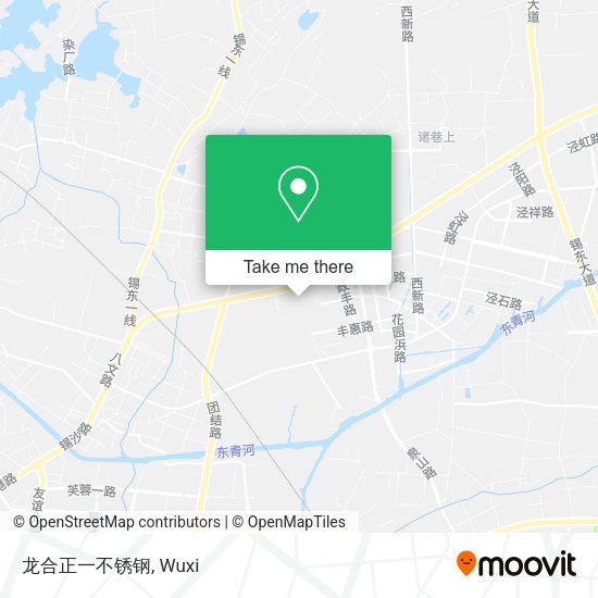 龙合正一不锈钢 map