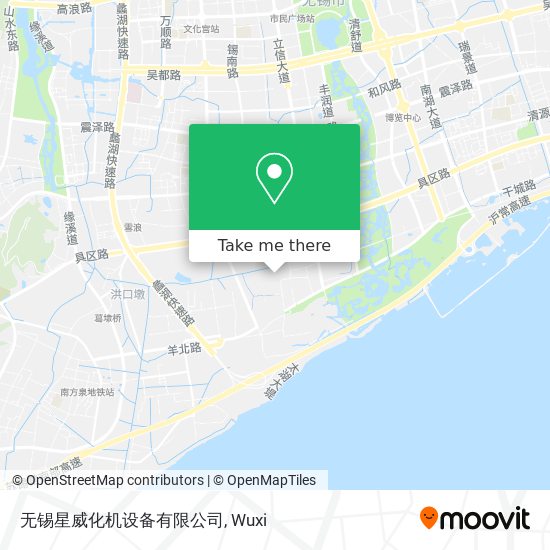 无锡星威化机设备有限公司 map