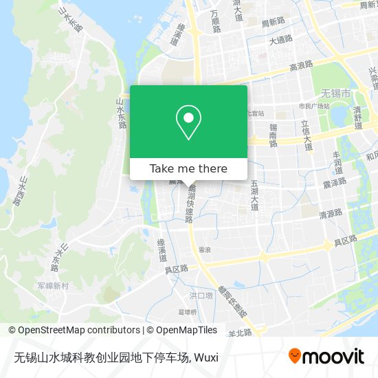 无锡山水城科教创业园地下停车场 map
