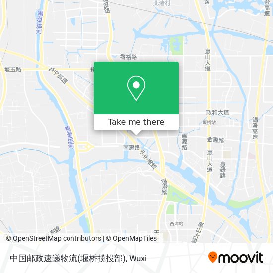 中国邮政速递物流(堰桥揽投部) map