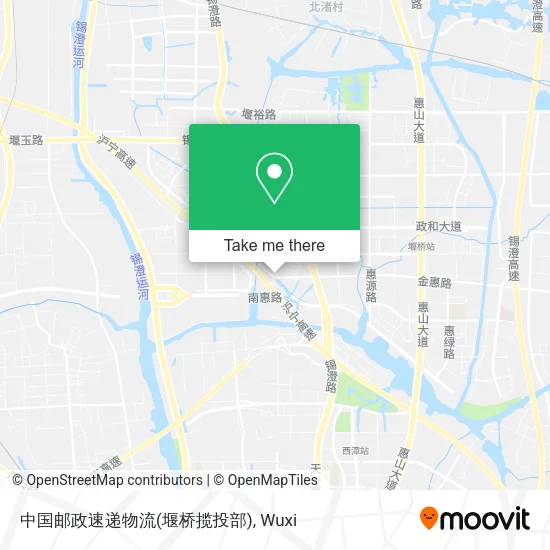 中国邮政速递物流(堰桥揽投部) map
