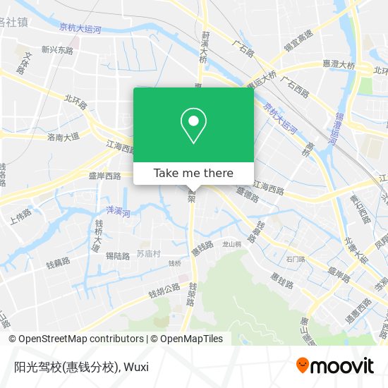 阳光驾校(惠钱分校) map