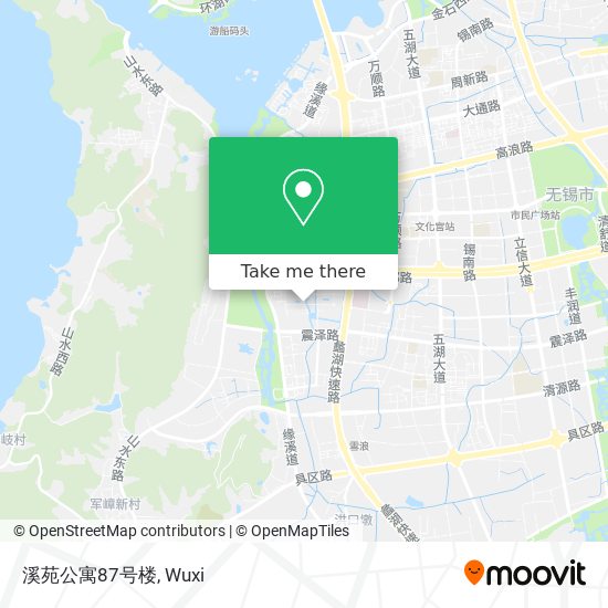 溪苑公寓87号楼 map