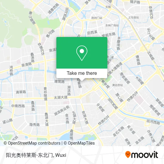 阳光奥特莱斯-东北门 map