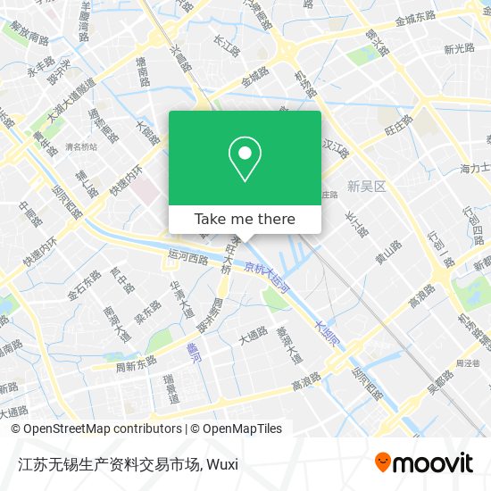 江苏无锡生产资料交易市场 map