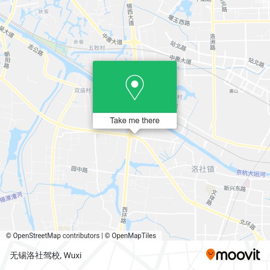 无锡洛社驾校 map