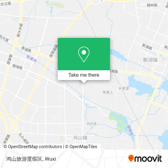 鸿山旅游度假区 map