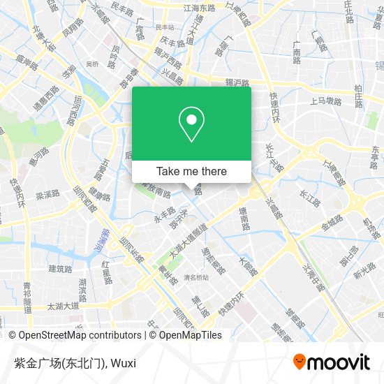 紫金广场(东北门) map