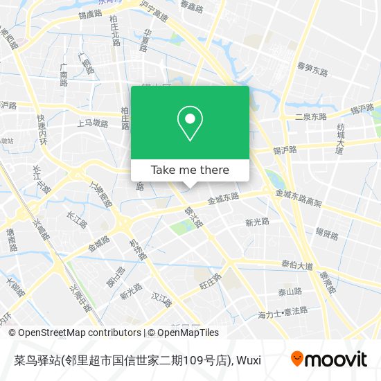 菜鸟驿站(邻里超市国信世家二期109号店) map