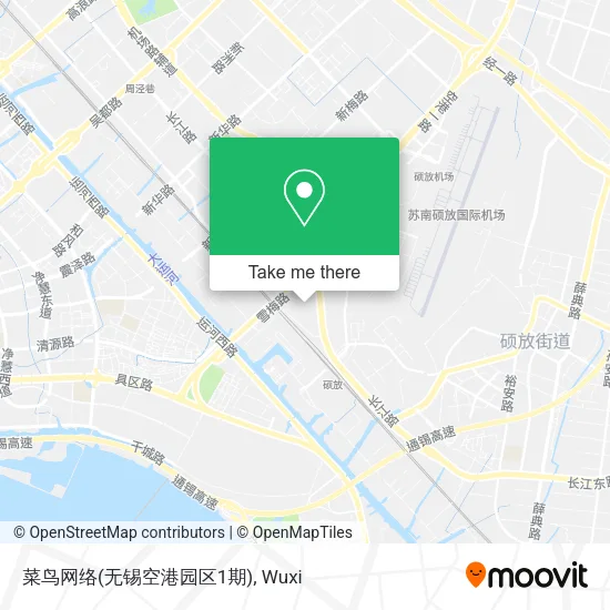 菜鸟网络(无锡空港园区1期) map